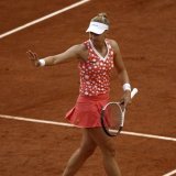 Jil Teichmann égale sa meilleure performance sur l'année en cours. (Archives) KEYSTONE/EPA/YOAN VALAT
